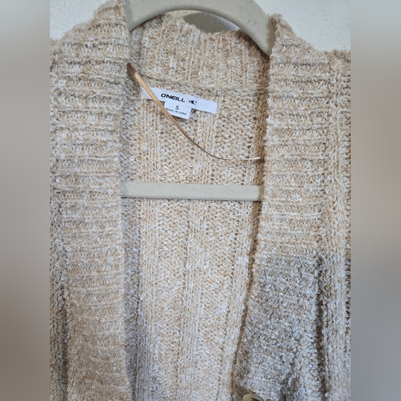 O'Neill Ferris Button-Front Sweater Cardigan, size S - Picture 3 of 7